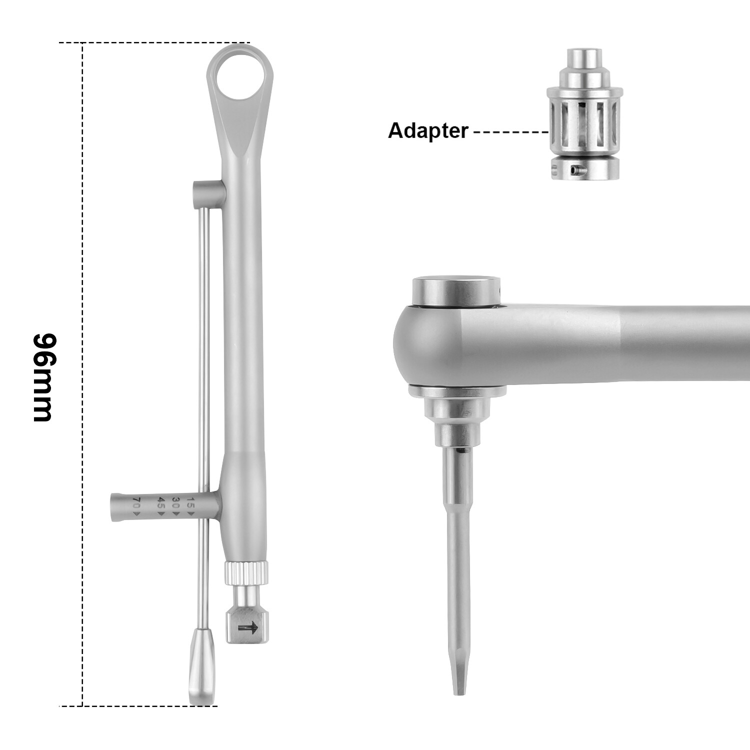 Universal Implant Repair Prosthetic Restoration Tool Kit Screwdrivers Wrench L/S