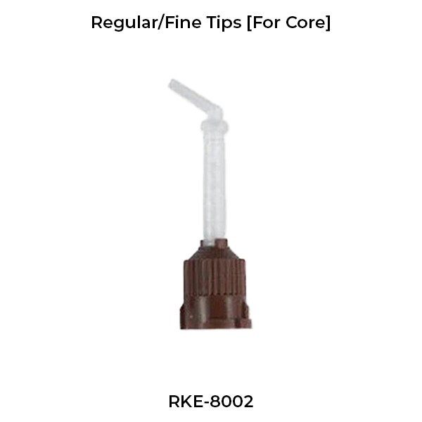 REDLAND Brown Tips Wide with Intraoral (Fine) Tips for Panavia SA Cement 50/Bag