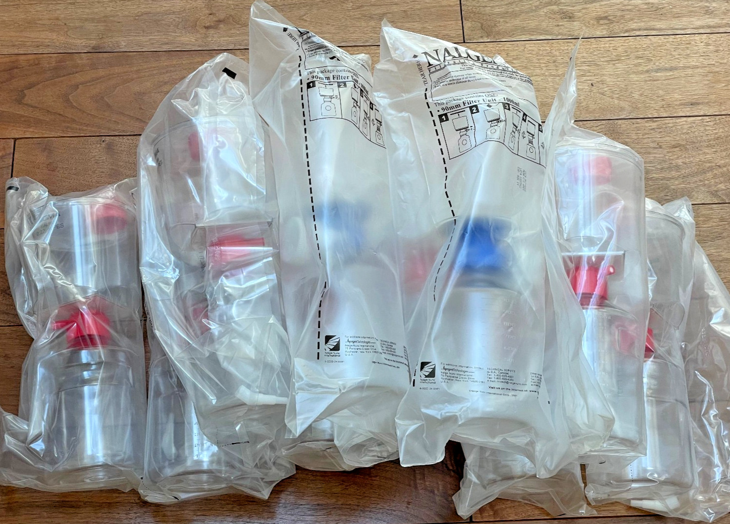 VACUUM FILTERS 1000mL – Nalgene 567-0020 + Sigma 1098 SIAL PES 0.2μm – LOT of 10