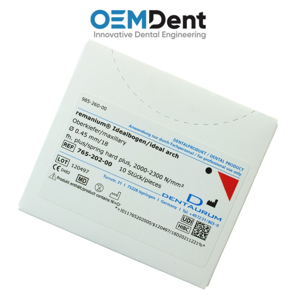 Dental Dentaurum Remanium® Ideal Arch Round Archwires Upper & Lower Jaw Ortho