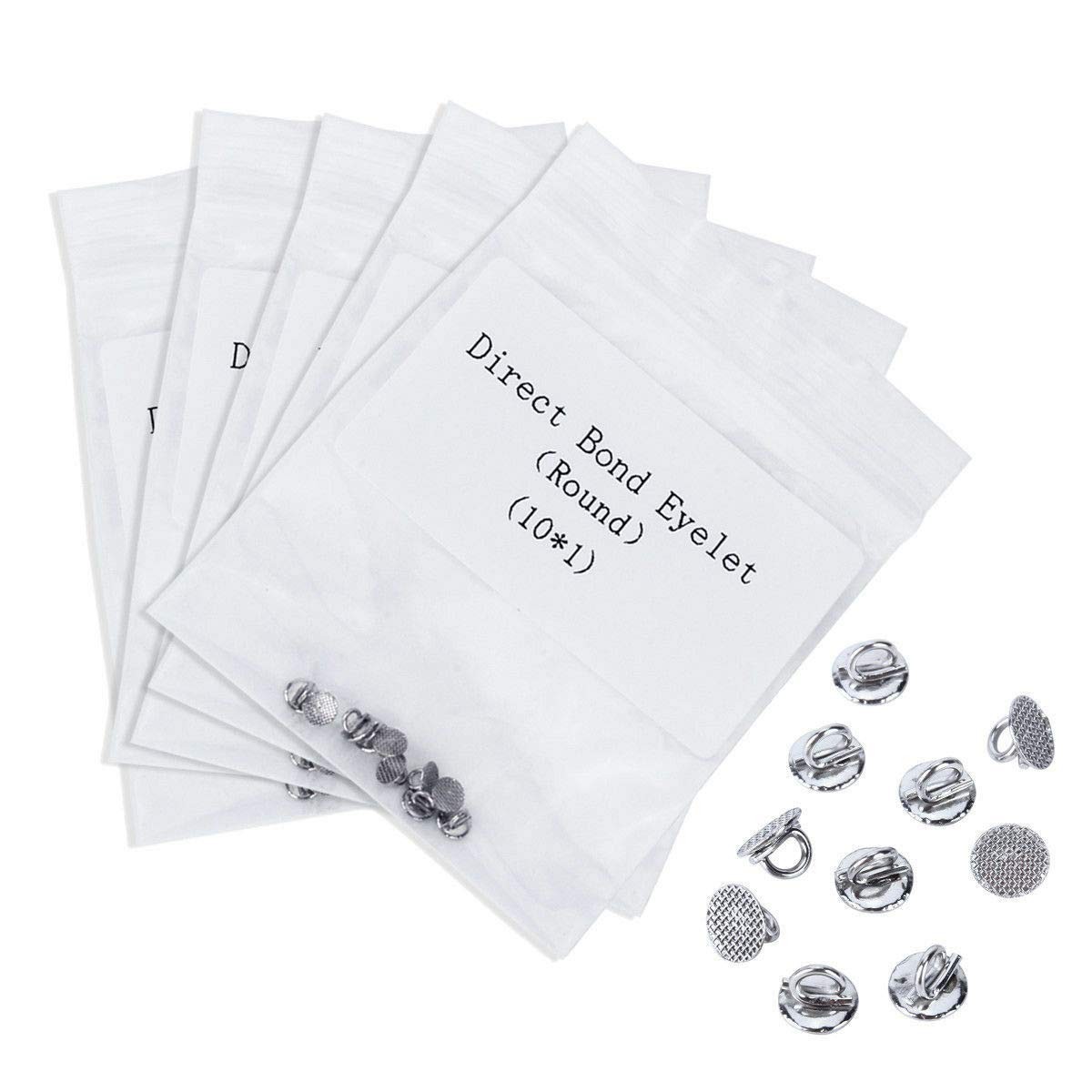 10 Packs Sino Dental Orthodontic Braces Brackets Lingual Buttons Bond Eyelets