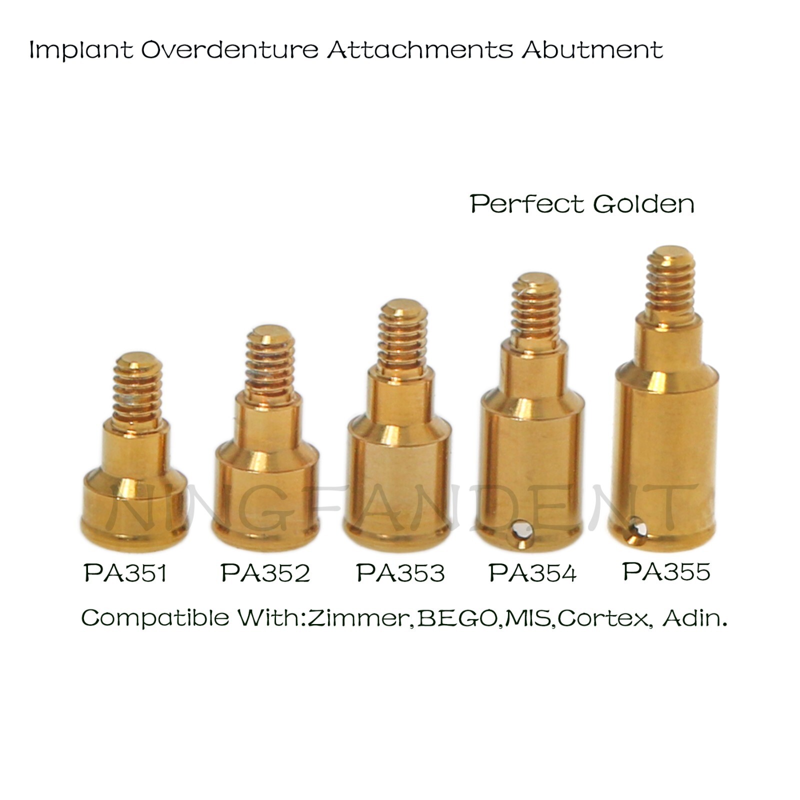 Zimmer Adin Mis Bego Locator Abutments For 1-5.0mm,Dental Wrench screw driver