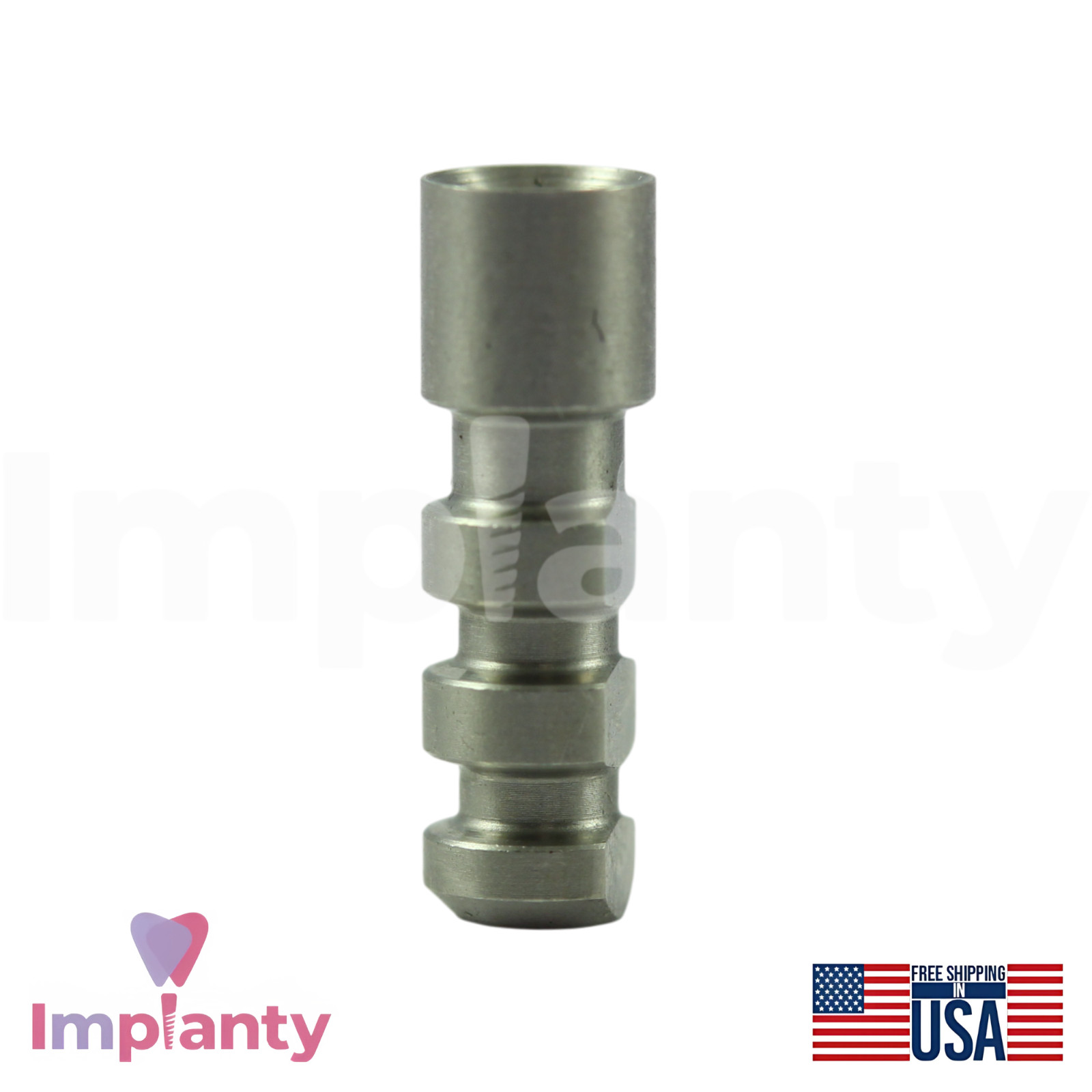 5x MIS® Seven Compatible Dental Fixture Analog Ø3.75mm Int Hex 2.45mm