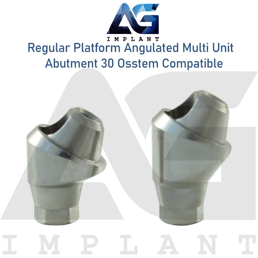 10 Angled Multi Unit 30° Titanium Fit Regular Platform Prosthetic 0sstem® TS Hex