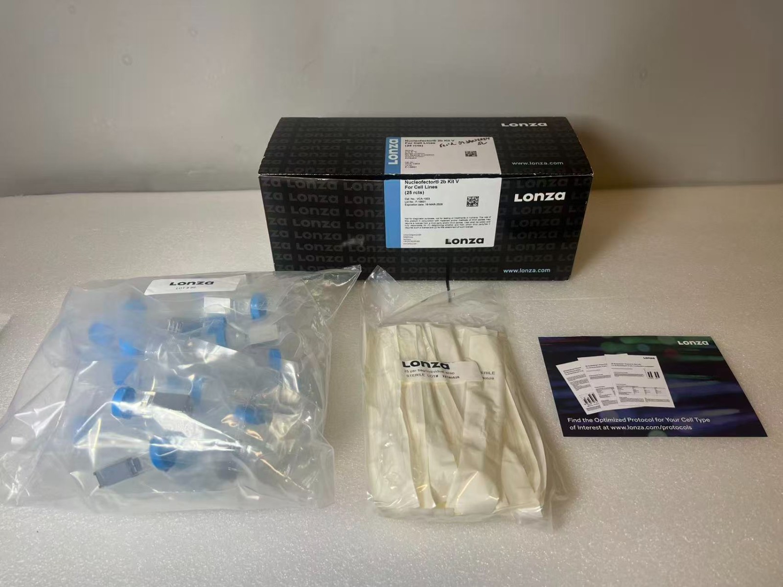 Lonza Amaxa Cell Line Nucleofectot Kit V, only 24 reactions, VCA-1003