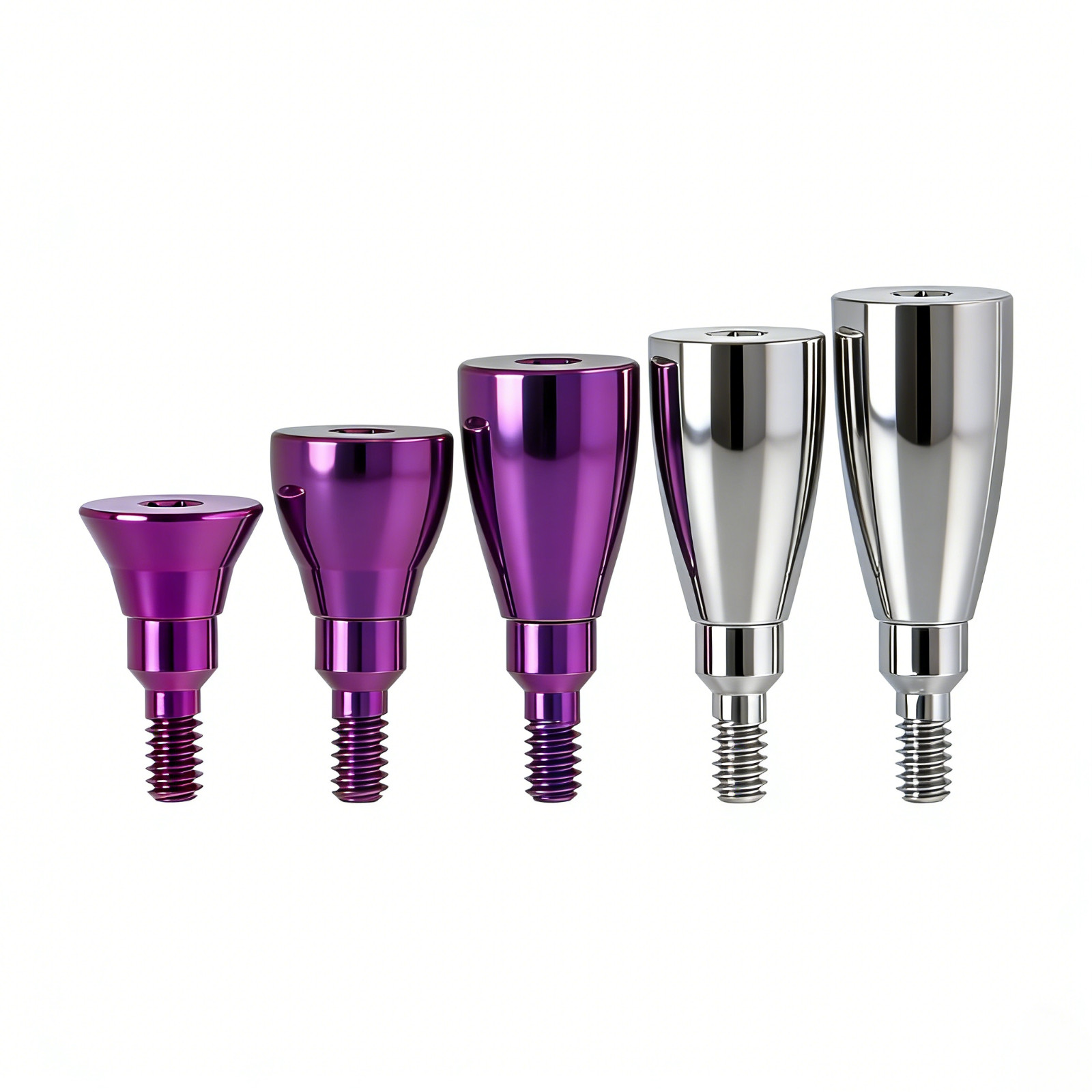 US 5Pcs Dental Healing Abutment Fit ITI Straumann BL/BLT NC/RC