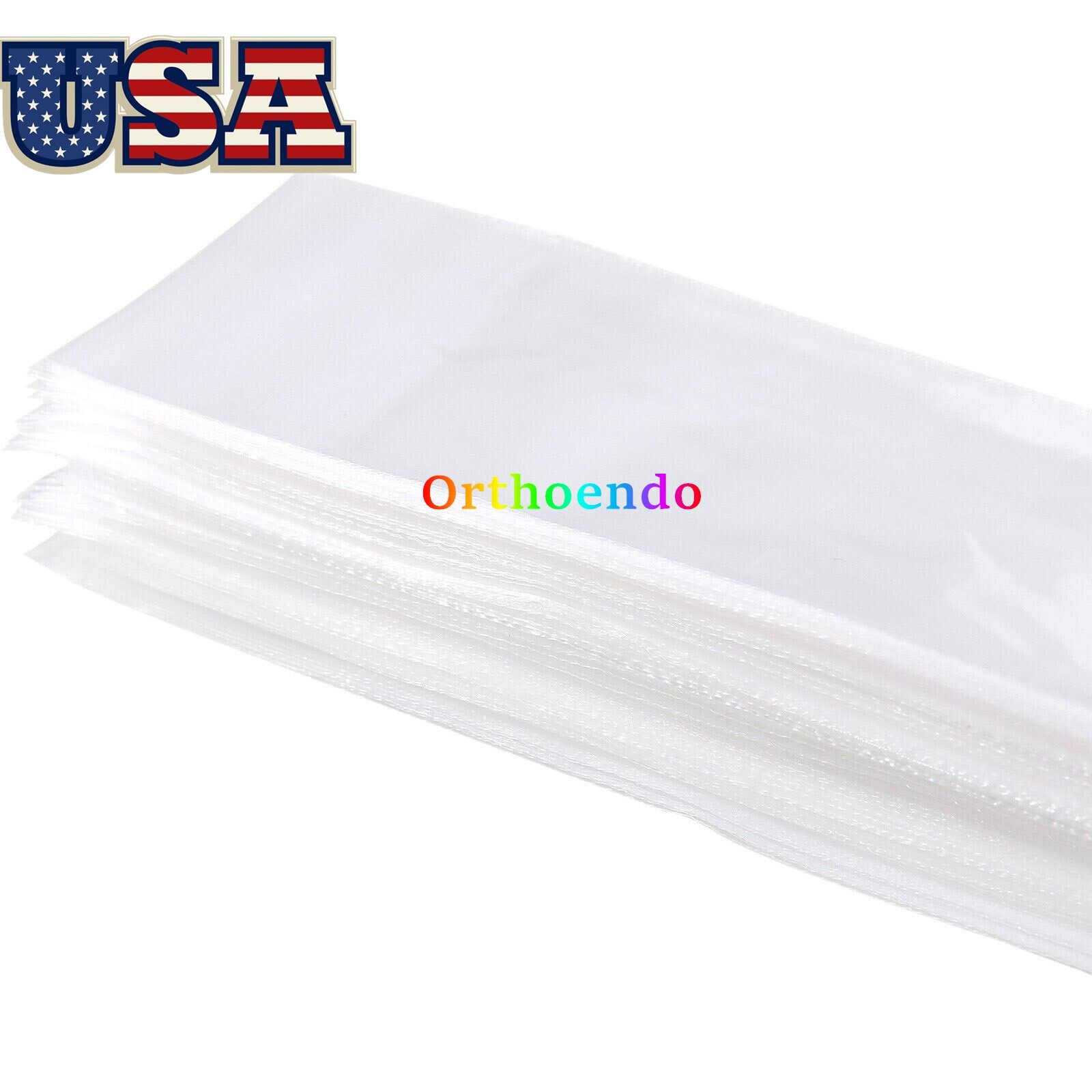 500Pcs/Box Dental X-Ray Sensor Covers Disposable Sensor Sleeves 4.2/4.5x20cm USA