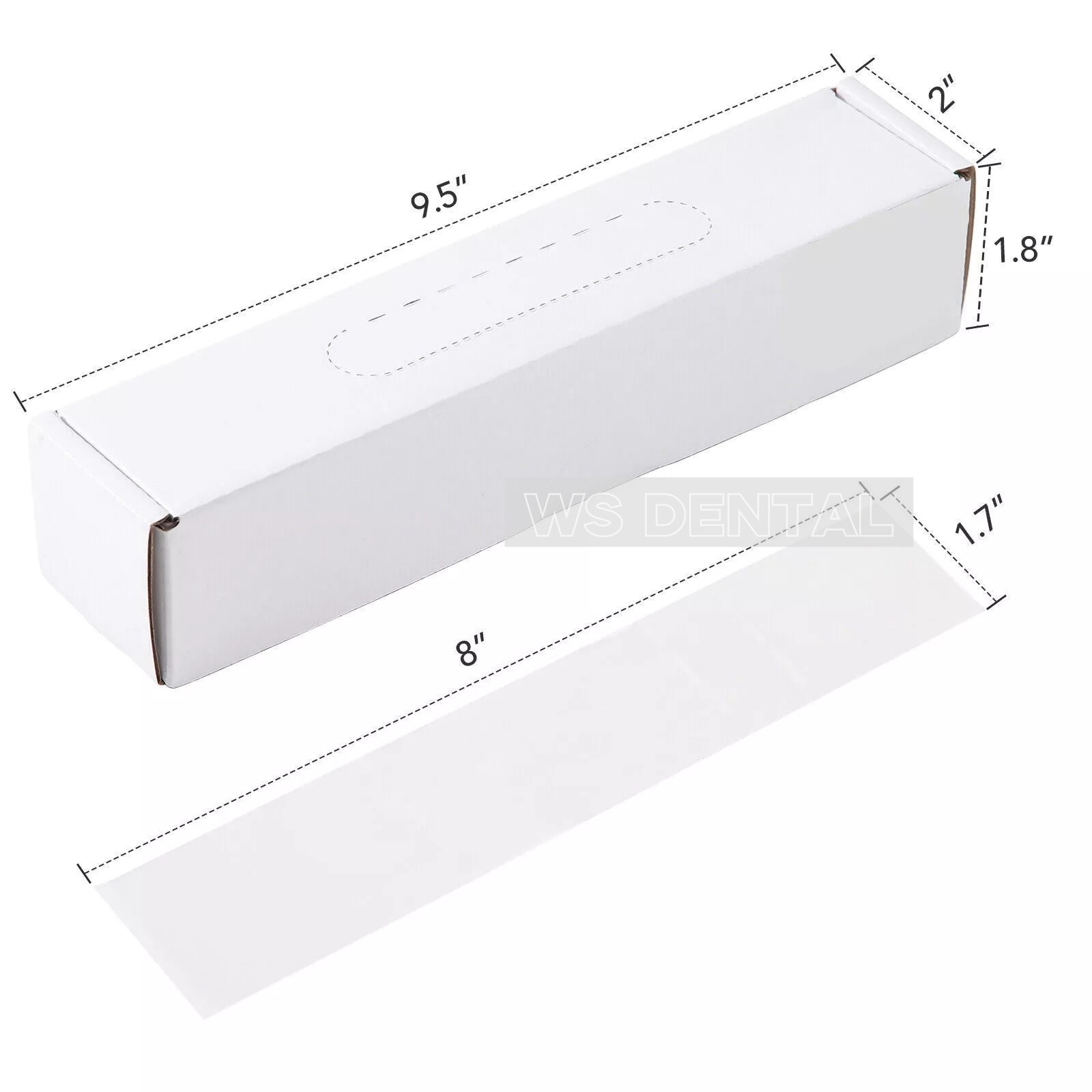 500Pcs Dental Disposable Plastic Cover Digital X-ray Sensor Barrier Sleeves
