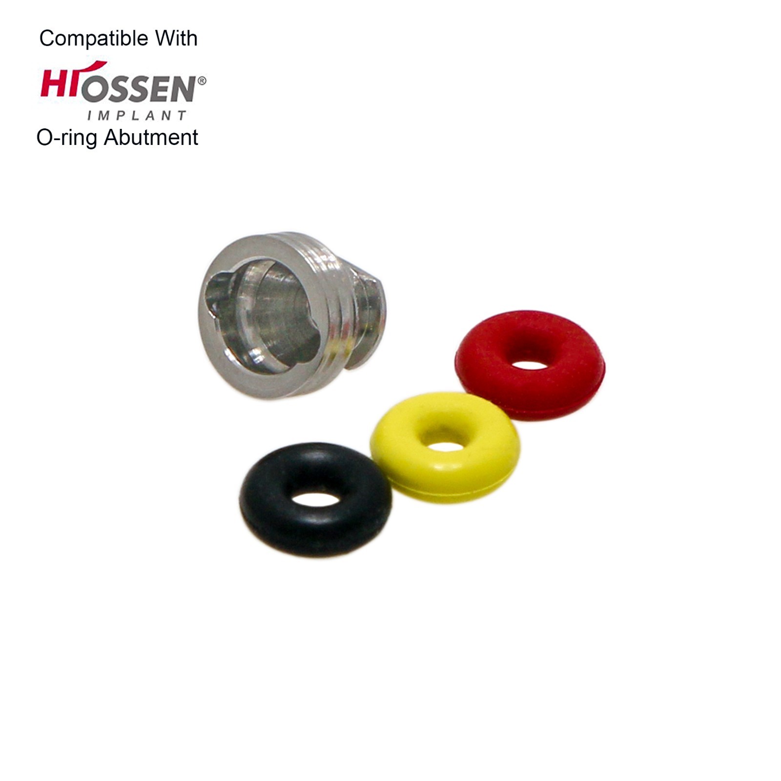 US Implant O-ring Retention Cap For Hiossen/Osstem Ball Attachment Overdenture
