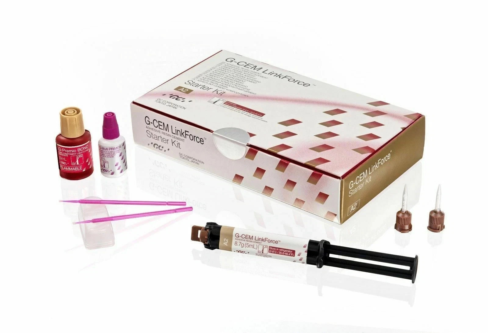 Dental GC – Starter Kit – G-Cem LinkForce & G-Premio Bond & G-Multi Primer