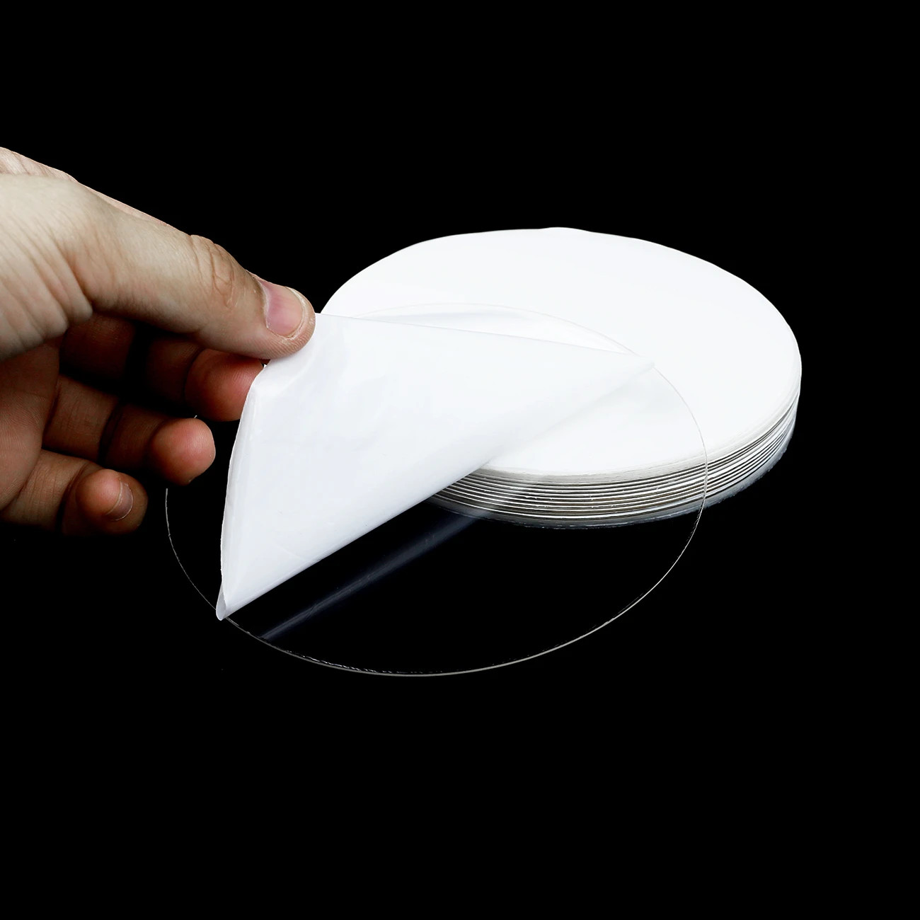 20 Slices 0.8 mm Dental Hard Splint Thermoforming Material For Vacuum Form Round