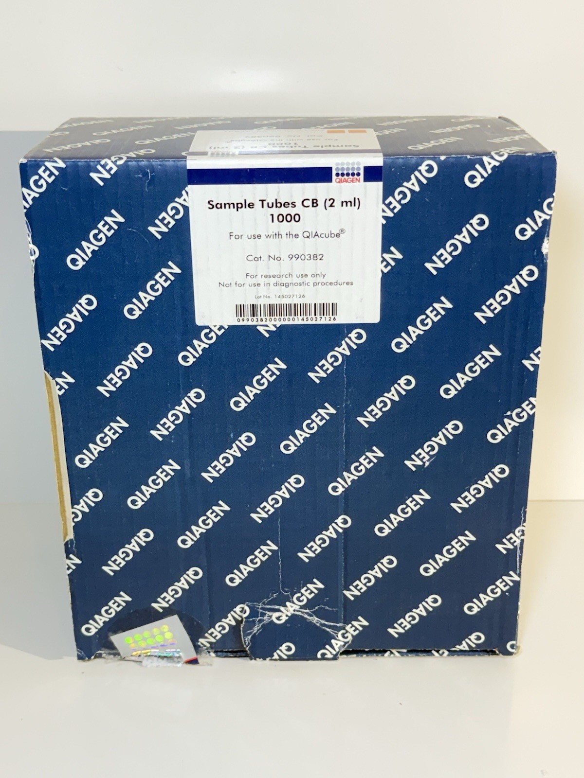 Qty 1000 – Qiagen Sample Tubes CB (2 ml) Cat no: 990382