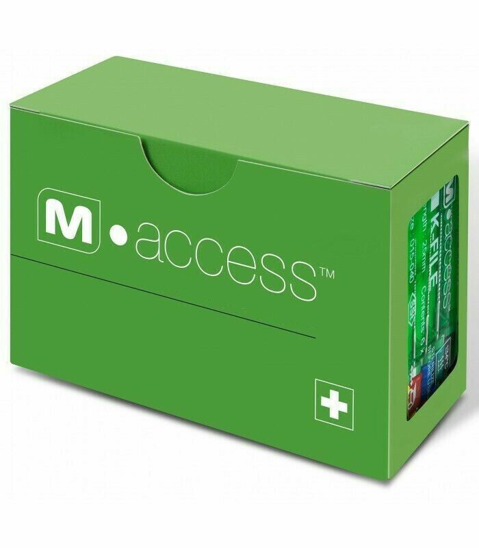 M-Access K-Files 12 Packs/Box , 6 Files Each Pack – 25mm Endo