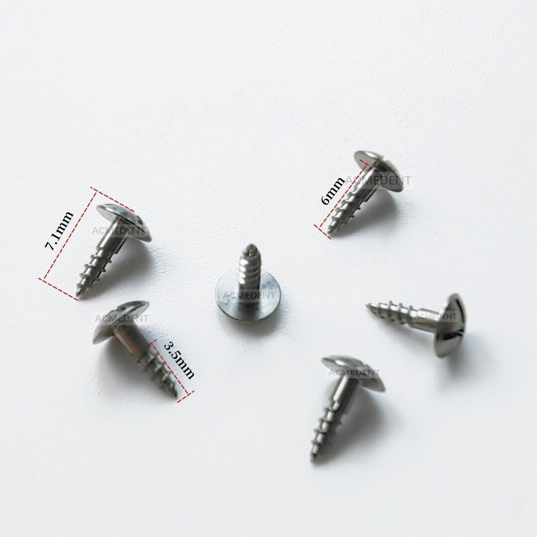 Dental GBR TAC Half Threaded Screw Bone Tack Fixation Titanium Tent Screws Tacks