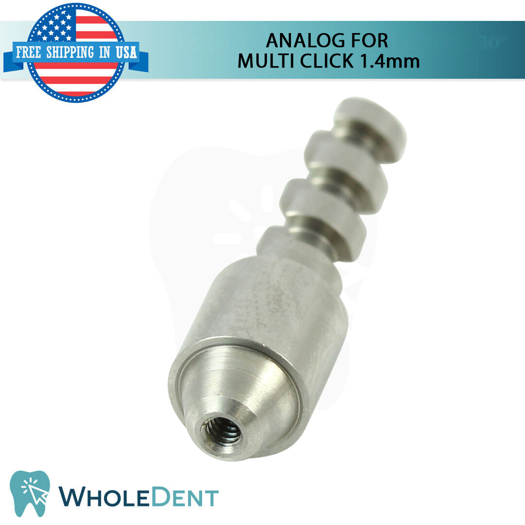 1x Straight Multi Unit 1.4mm Abutment Attachment Kit Internal Hex 2.42mm