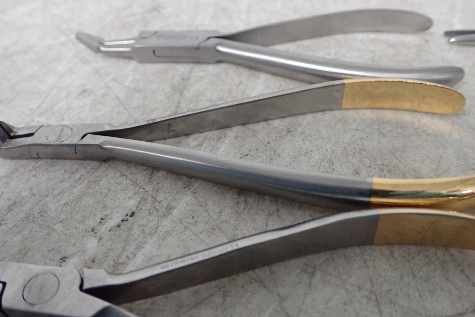 Lot of 8 Medentra Dental Instruments Pliers
