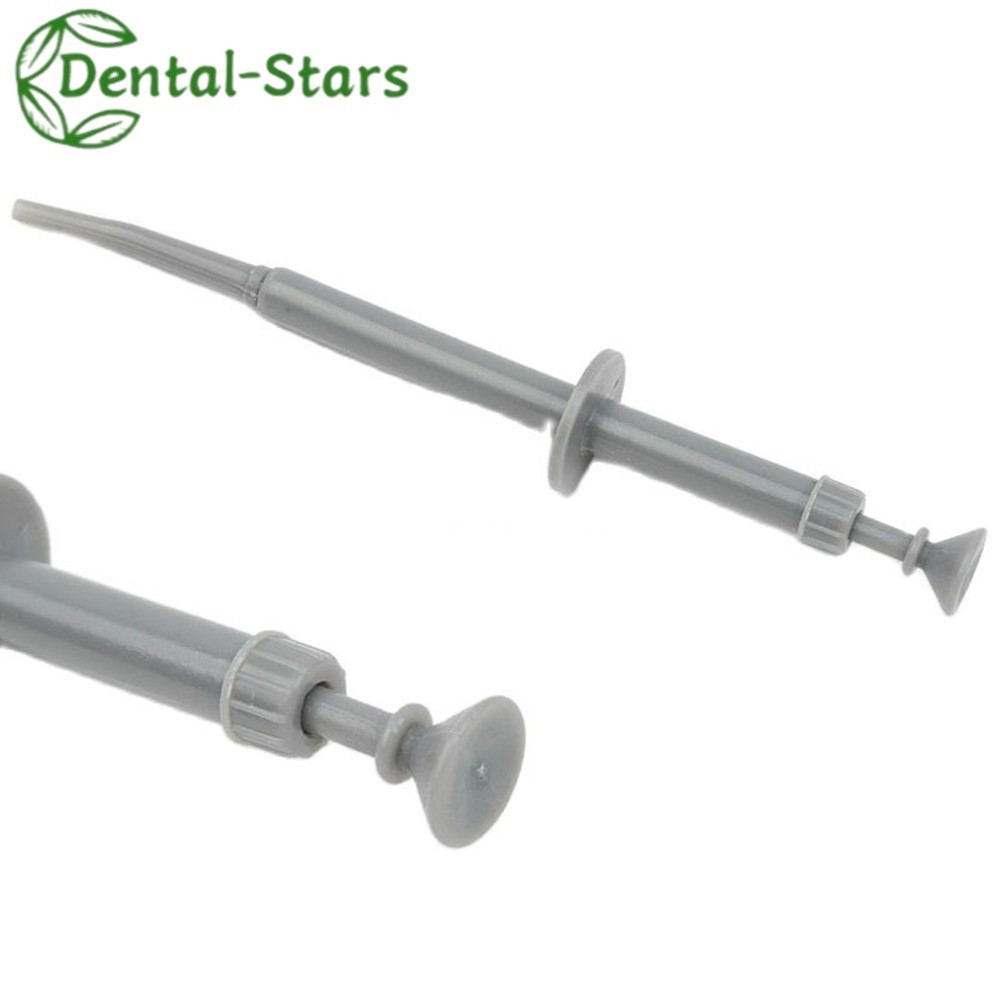 10Pcs Dental Amalgam Gun Plastic Amalgam Carrier Right Angle Filling Restorative