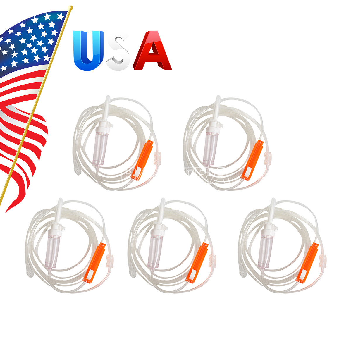 5Pack Dental Implant Surgical Irrigation Tube Disposable Tubing Fit For NOUVAG