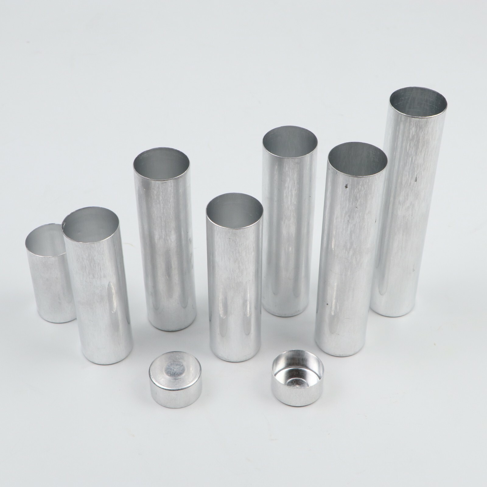 100PCS 25.5*77mm Dental Lab Empty Aluminum Tube Cartridges For Denture Diameter