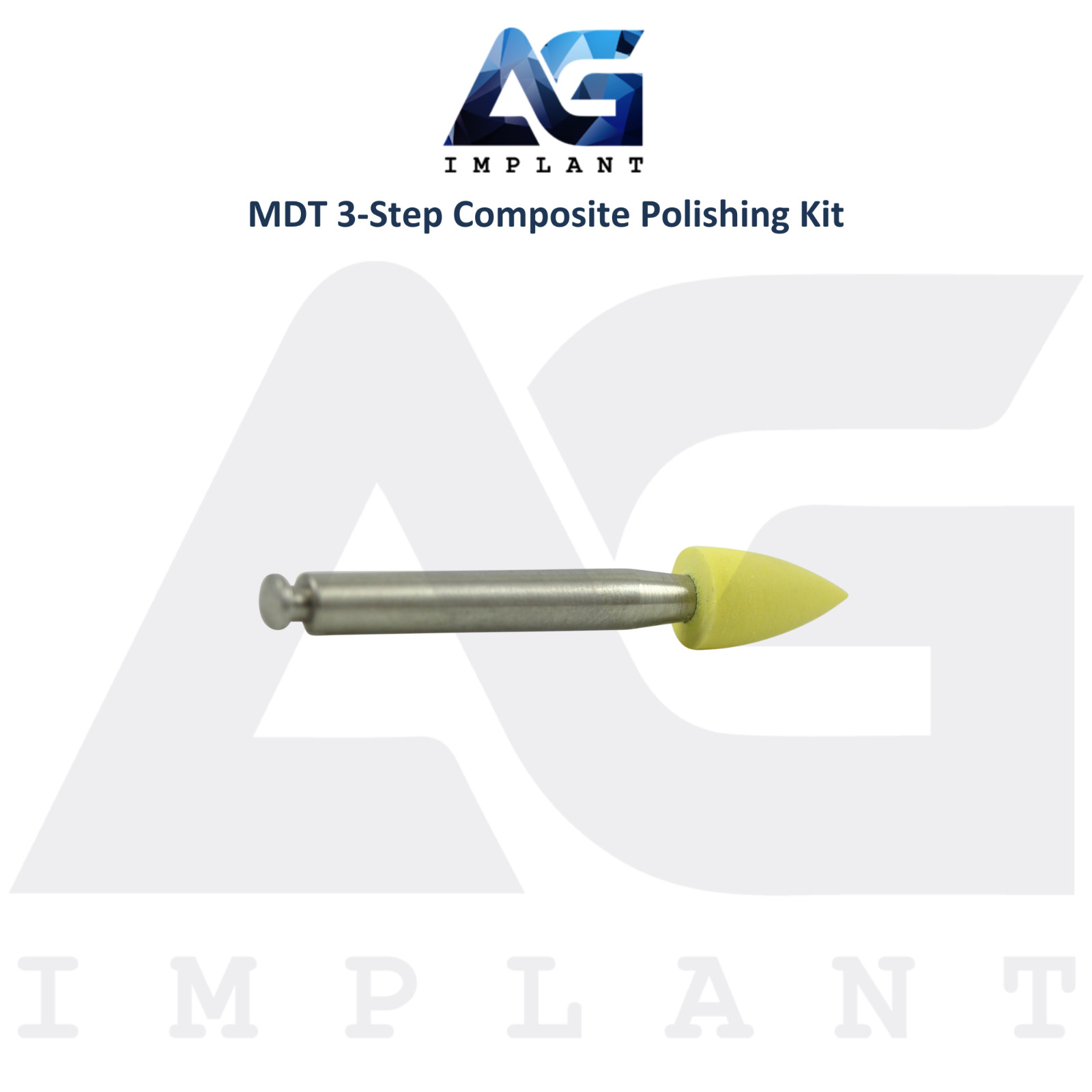 MDT 3-Step Composite Polishing Kit Silicone High-Gloss Finish Dental Restoration
