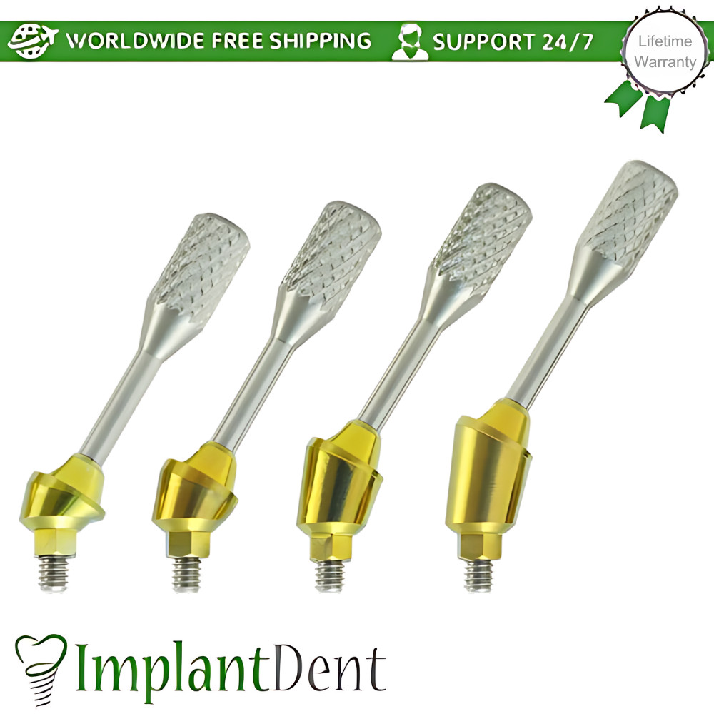 1x Dental Angulated Multi Unit Prosthetic 1.4mm 30° Int Hex Titanium Sleeve Set