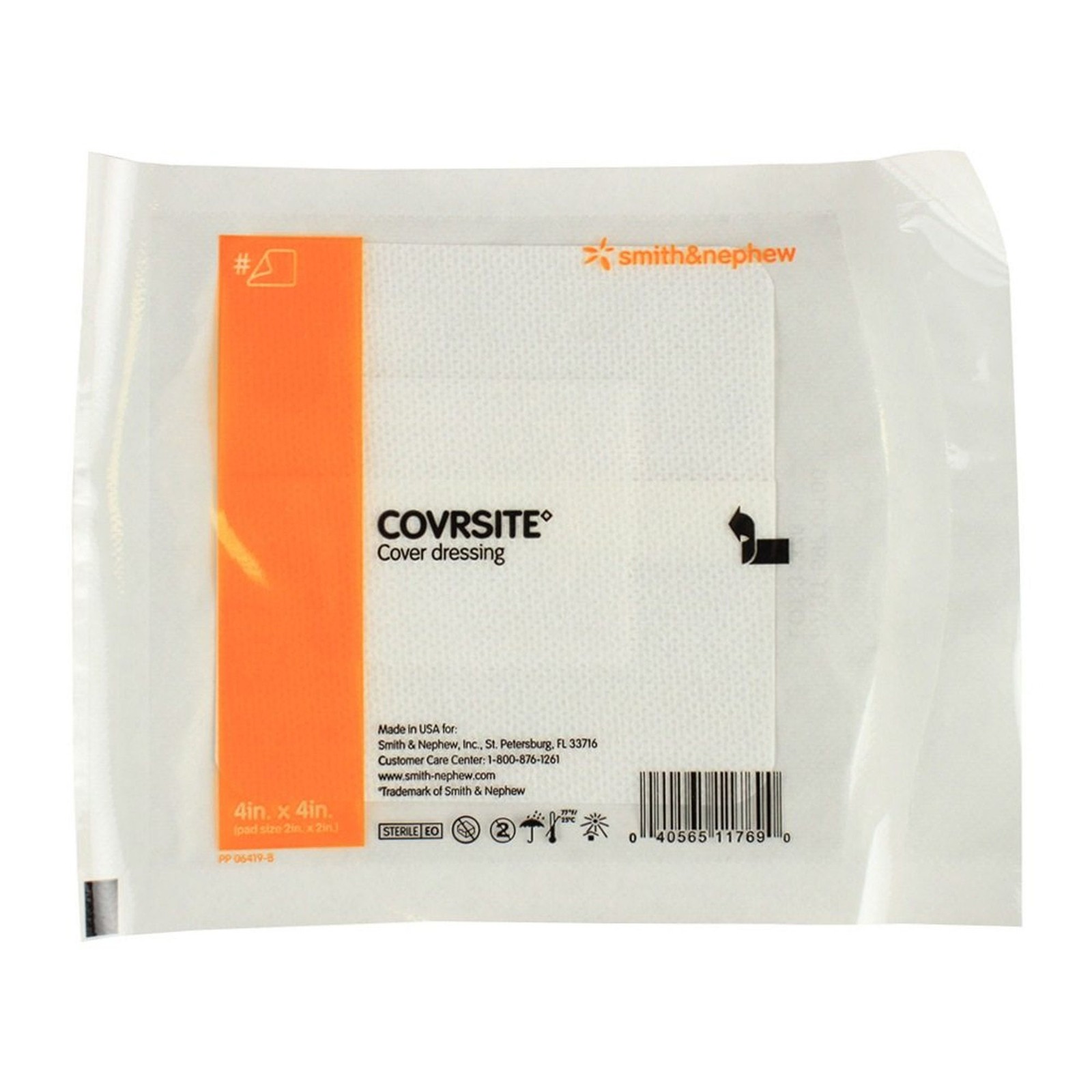 Smith & Nephew Covrsite Composite Dressing White 4 x 4″ Sterile 59714100 30 Ct