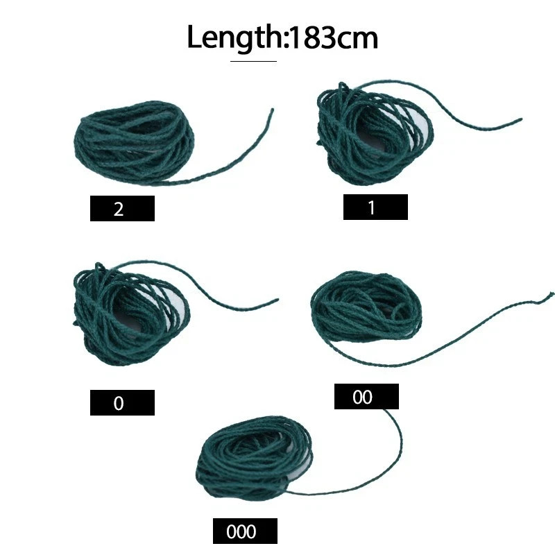 Dental Cotton Cord Gingival Retraction Cord Plain Knitted #000/00/0/1/2/3 274cm