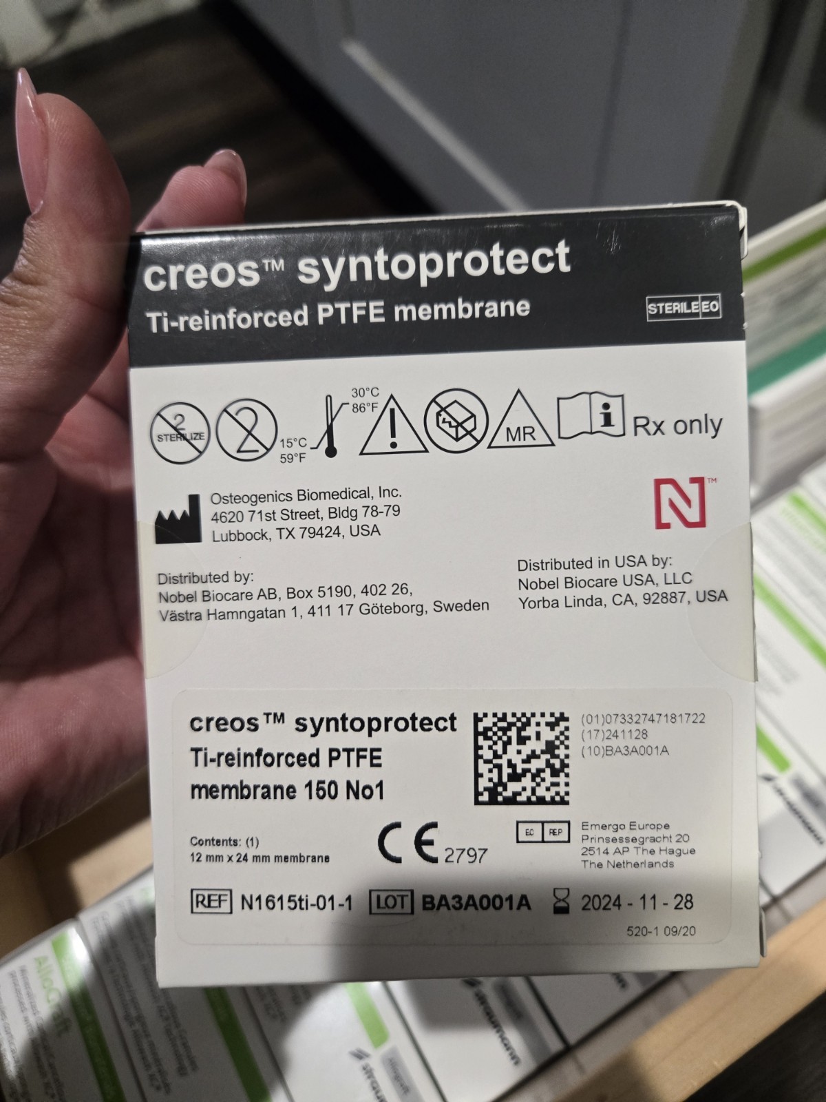 TI-reinforced PTFE membrane