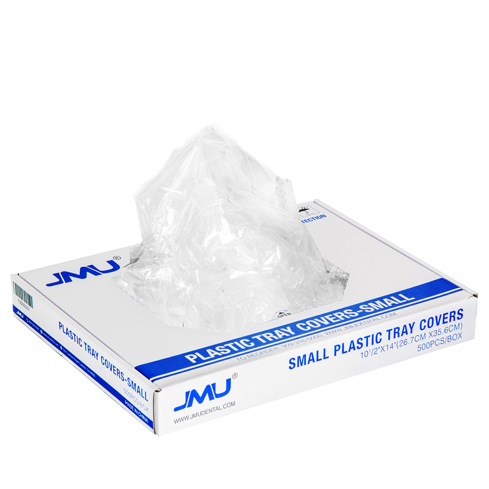 3000Pcs/6Boxes JMU Dental B Tray Sleeve Cover Disposable Plastic Size 10.5″x14″