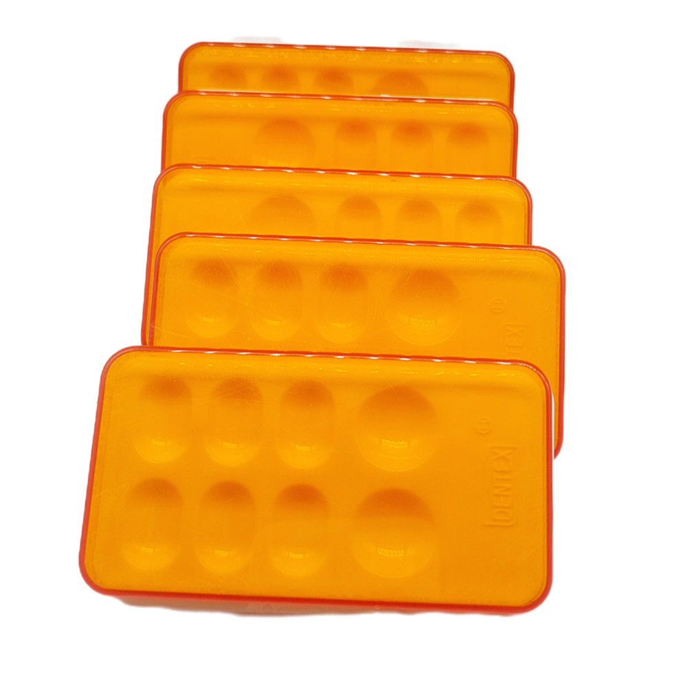 5Pcs Dental Composite Resin For Mixing Type Orange Cover Anti-light Orange Box