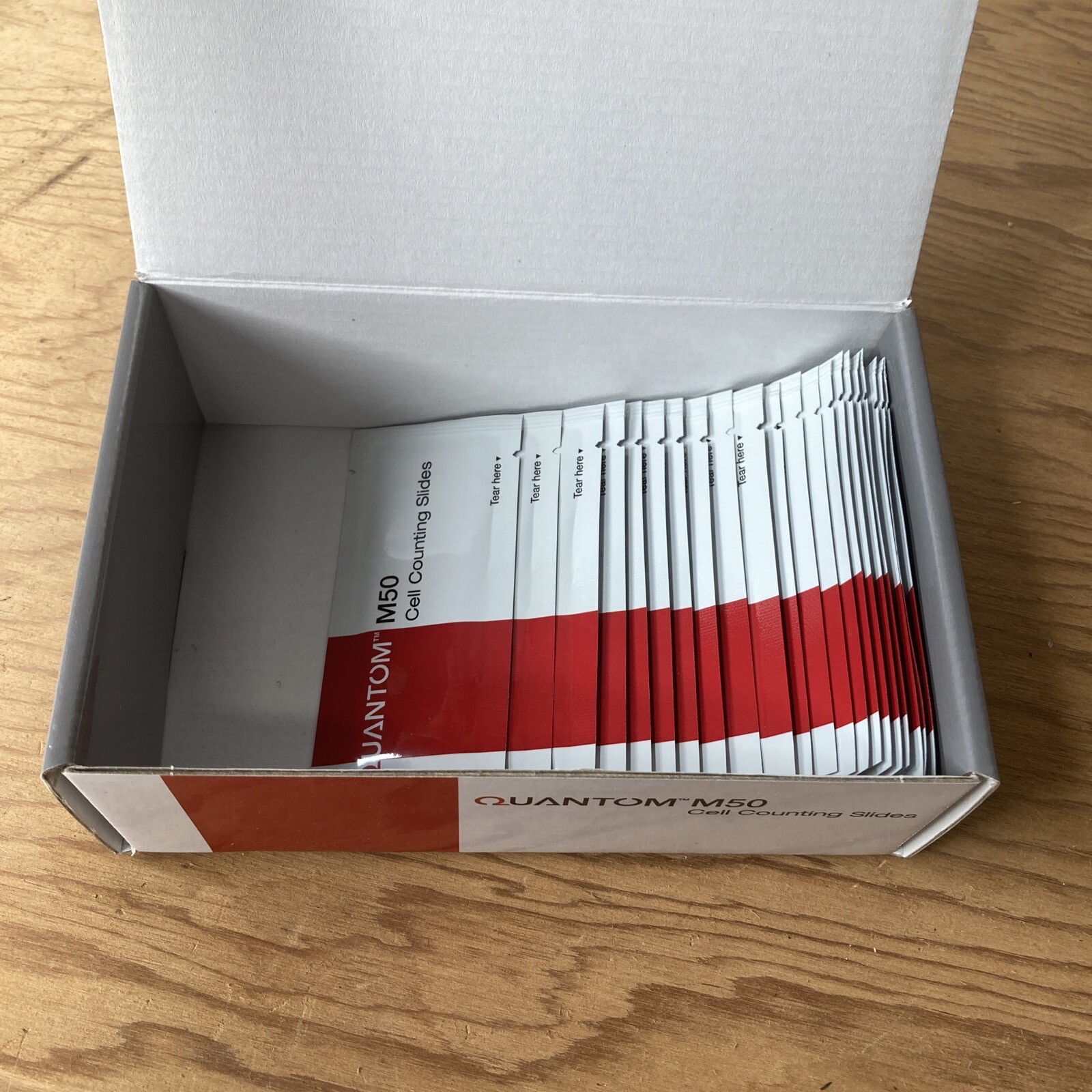 21 Slides of Quantom M50 Cell Counting Slides – Q12001