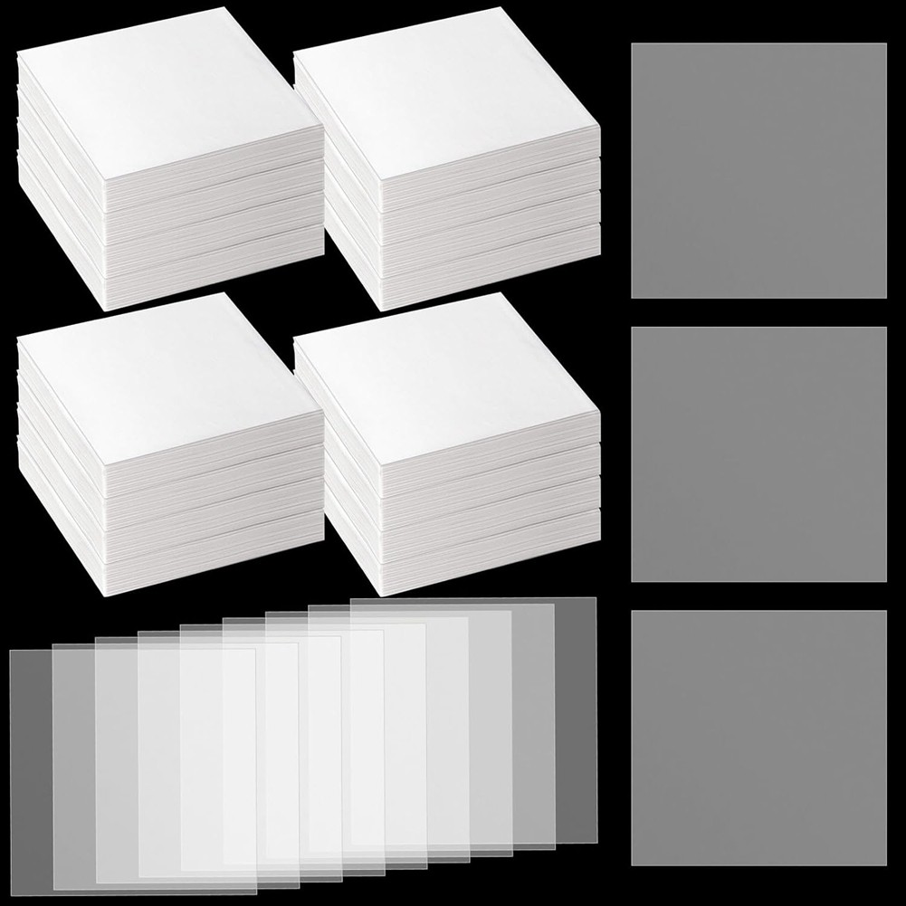 2000 Pcs Cellulose Weighing Sheet Laboratory Sample Weighing Weigh Papers1484