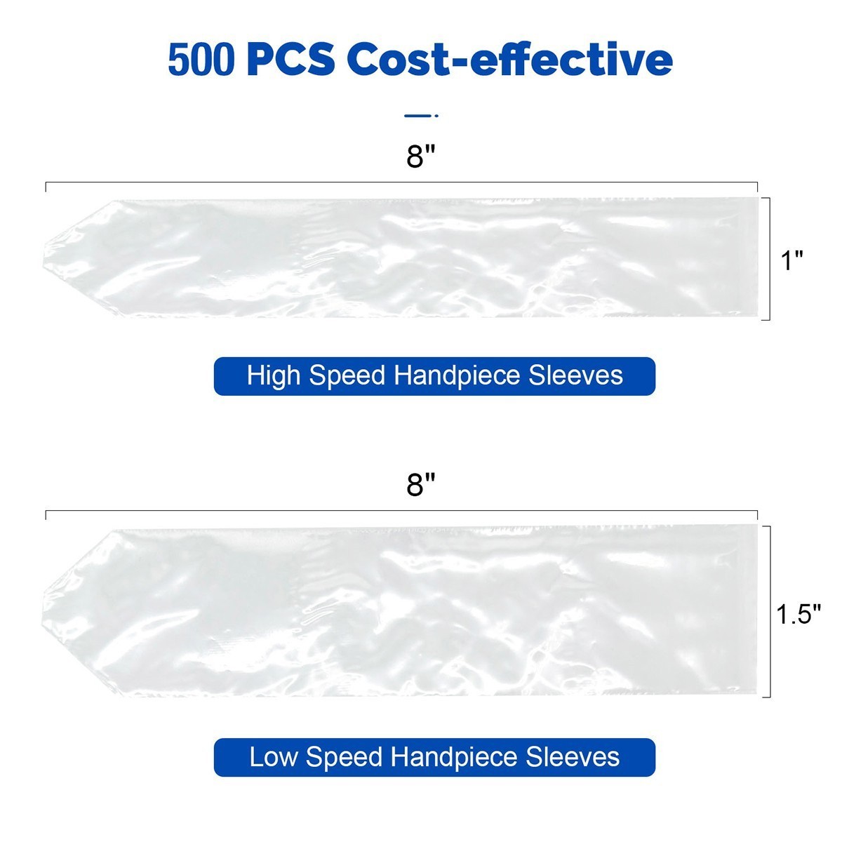500 pcs /box Disposable Dental Low / Hight Speed Handpiece Sleeves Covers