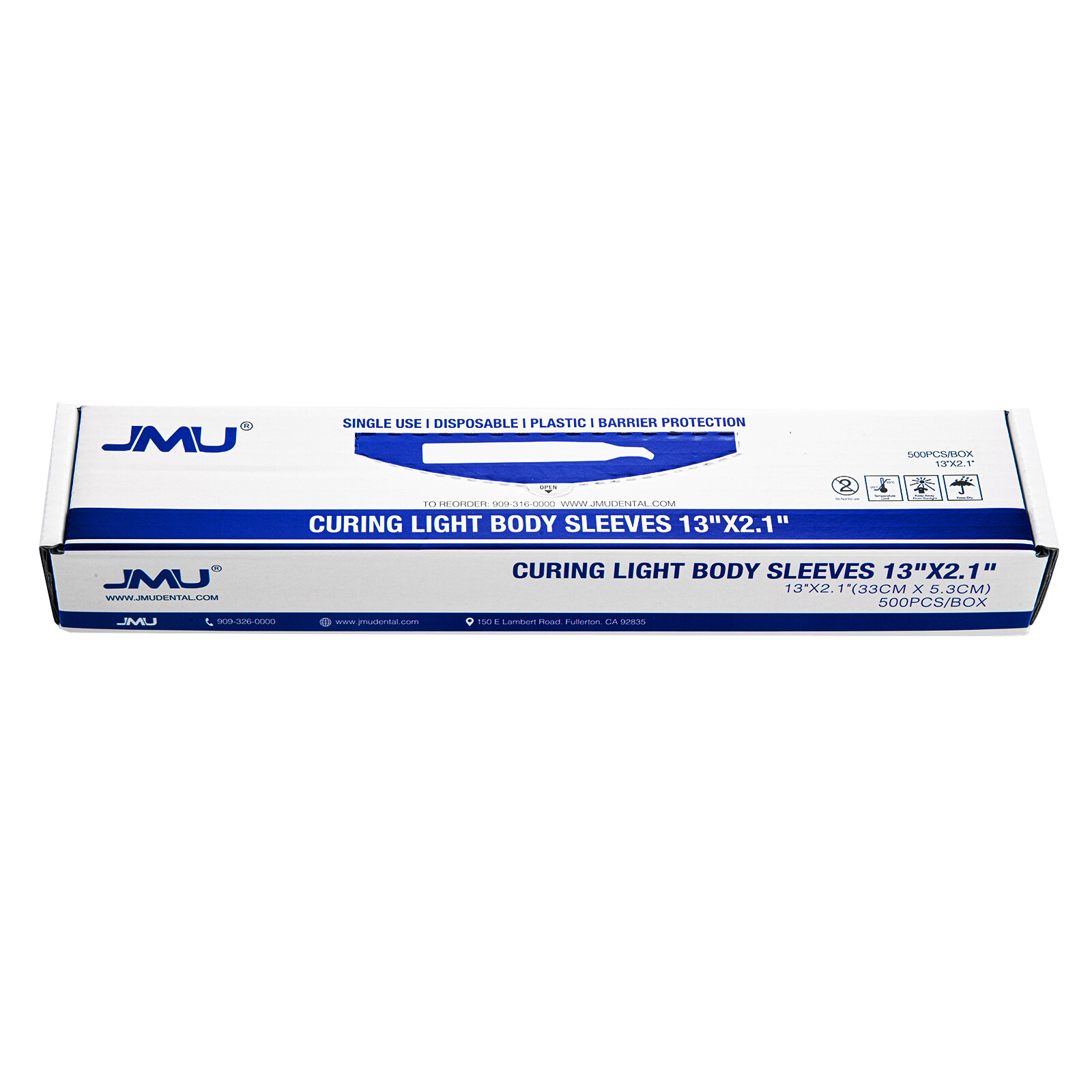 500PCS Dental Curing Light Body Protective Sleeve Cover Disposable 13″ × 2.1″