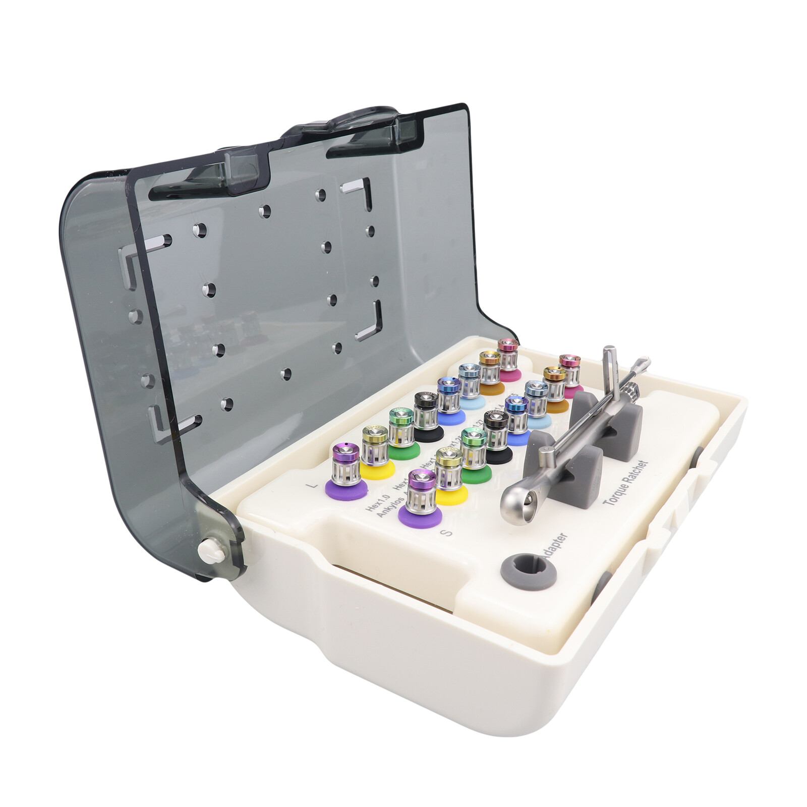 Universal Implant Repair Prosthetic Tool Kit with16PCS Screwdrivers Wrench HGY-7