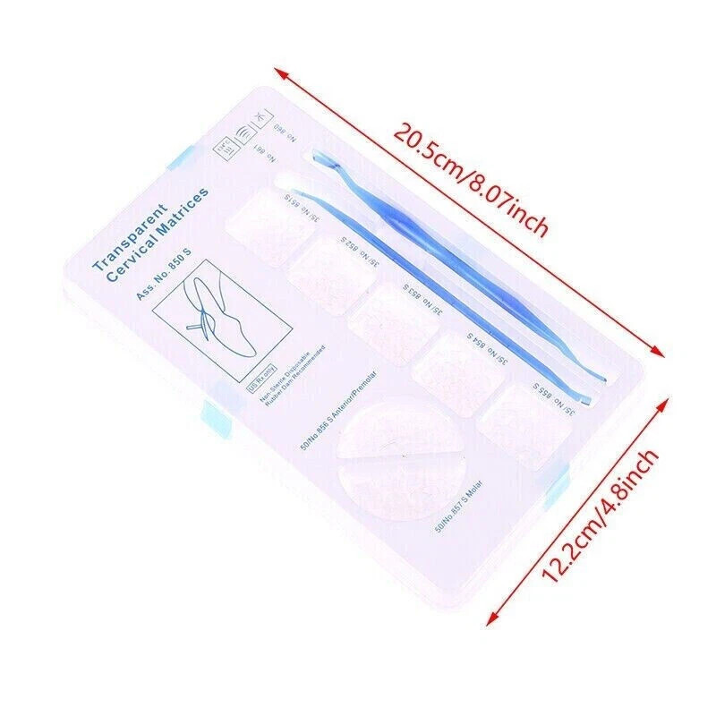 Dental Clear Matrix Composite Gingival Retractor Transparent Cervical Matrices