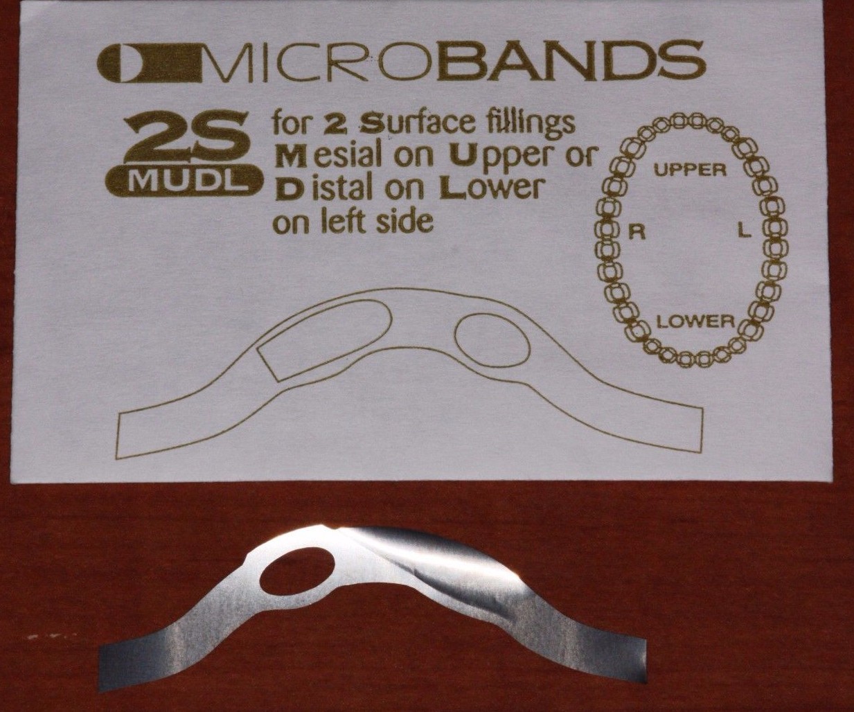 Microband 2S MUDL Tofflemire Matrix Bands Ultra Thin Pkg. of 28