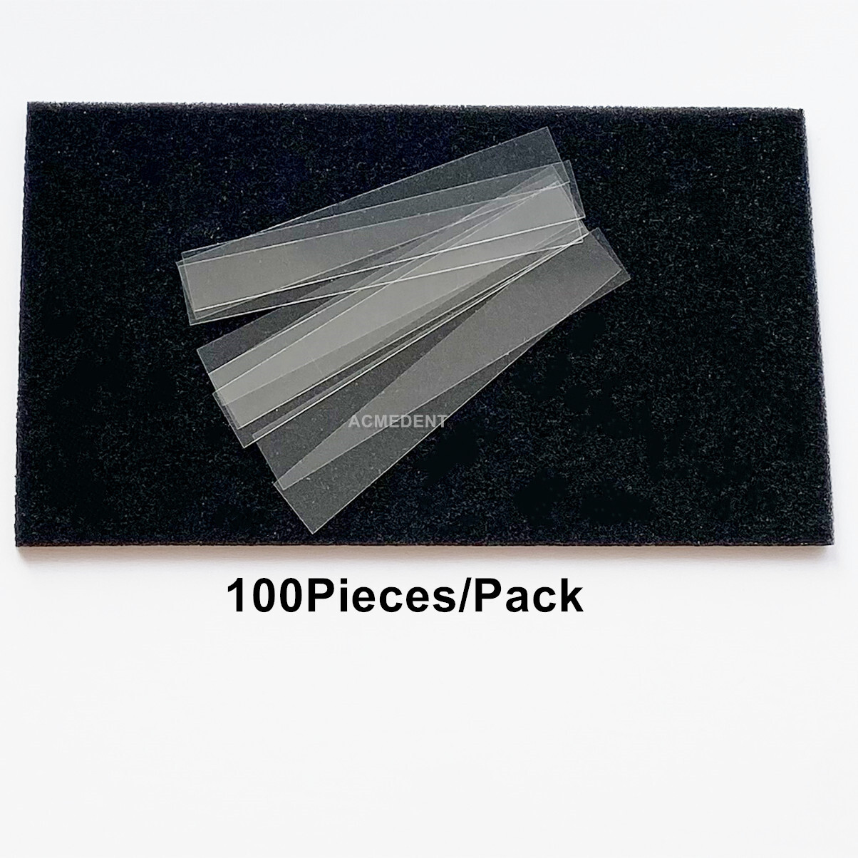 Dental Plastic Strips Crown Form Restorative Strip Transparent Clear 100Pcs/Pack