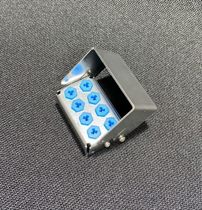 8/12/30Hole Dental Bur Disinfection Autoclave Stand Holder Block Case Box Steel