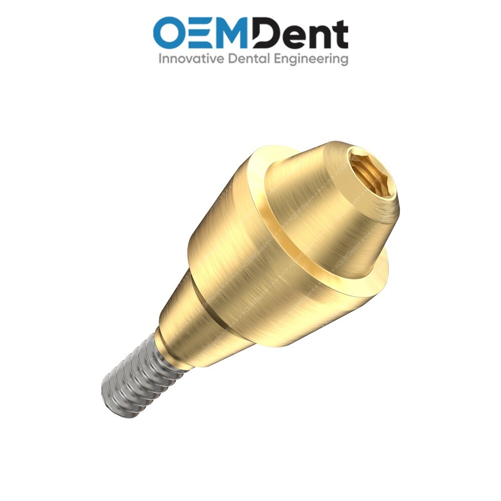 Dental Straight Multi Unit 1.6mm Titanium Set NP Nobel Active®Compatible Conical