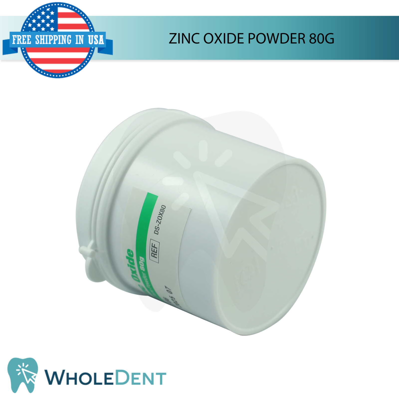 Zinc Powder 80g Temporary Dressing Cement Pulp Capping Dental Restoration