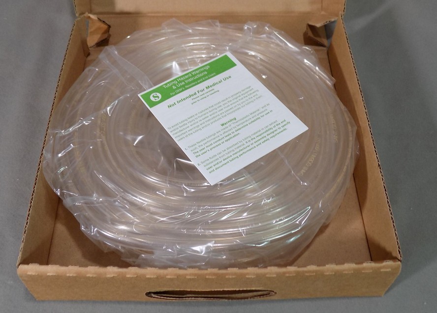 Tygon Tubing E-3606 1/4″ ID, 3/8″ OD, 1/16″ Wall Thickness # ACF00017 Pkg-50ft