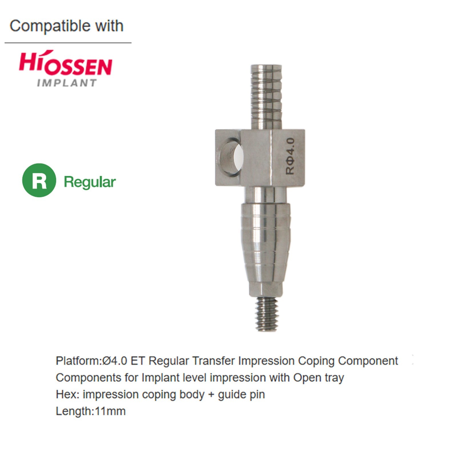 Hiossen ET TS Transfer Coping Open & Closed Tray Implant Impression Pick Up Tool