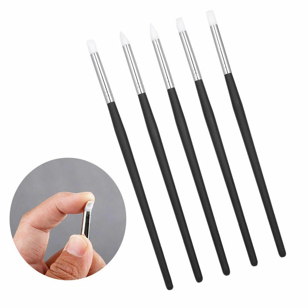 3 Set Dental Composite Resin Veneer Cement Different Shapes Nib Resin Brush Pen