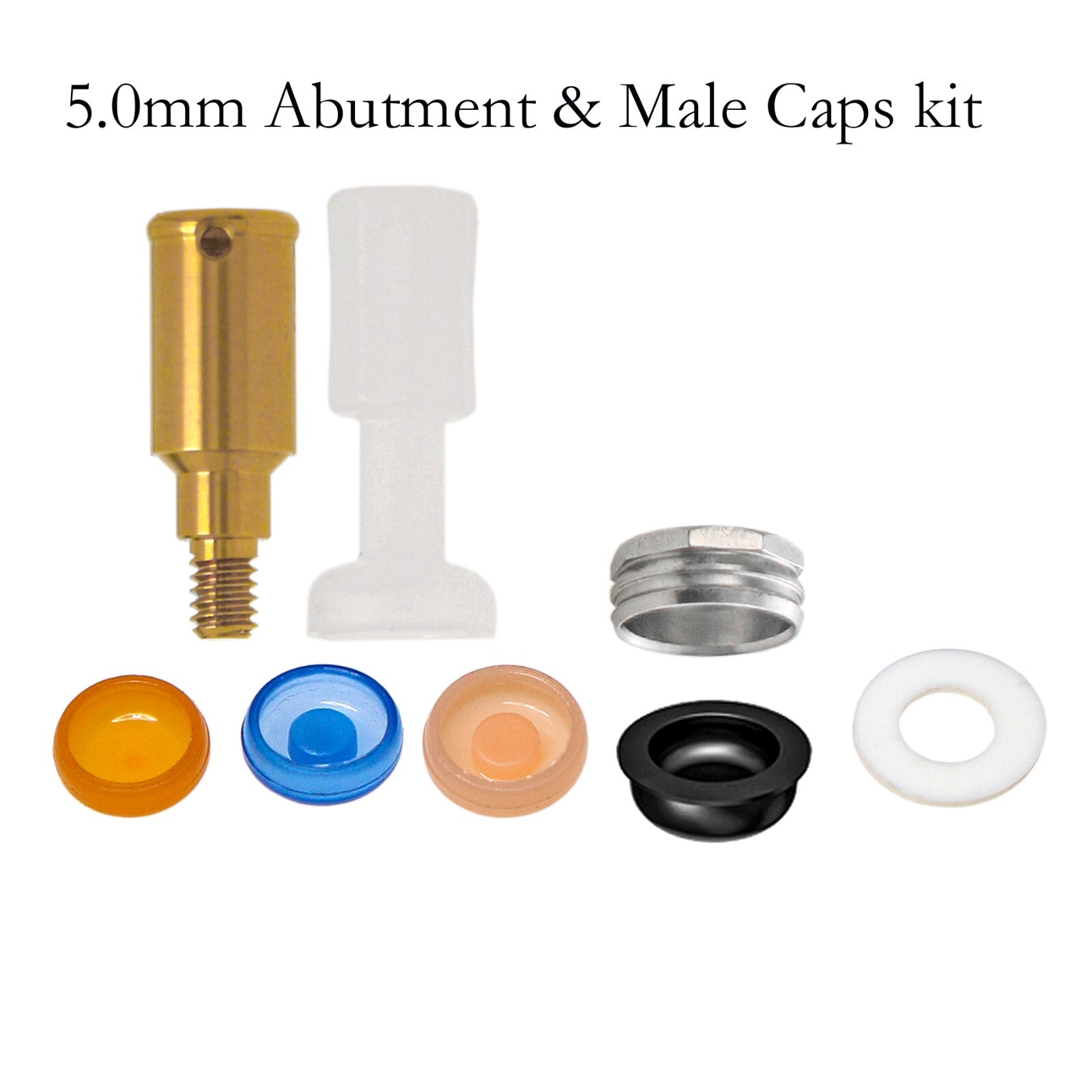 Zimmer Tapered Screw-Vent 3.5/4.5mm MIS Hex Implants compatible Locator Abutment
