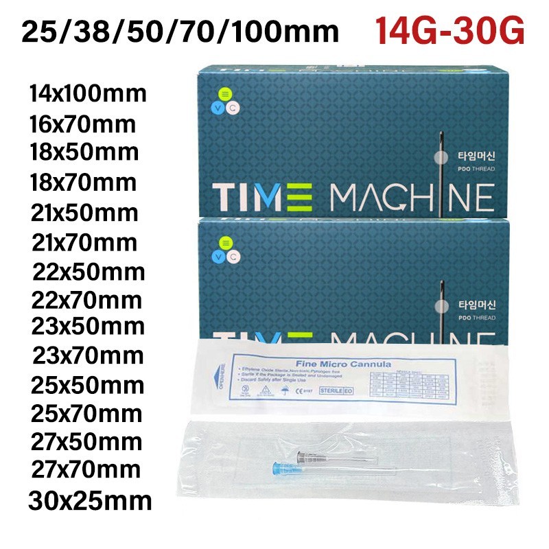 Sterile Micro Cannula with Blunt Tip , for Facial Skin Care Treatment Supplies