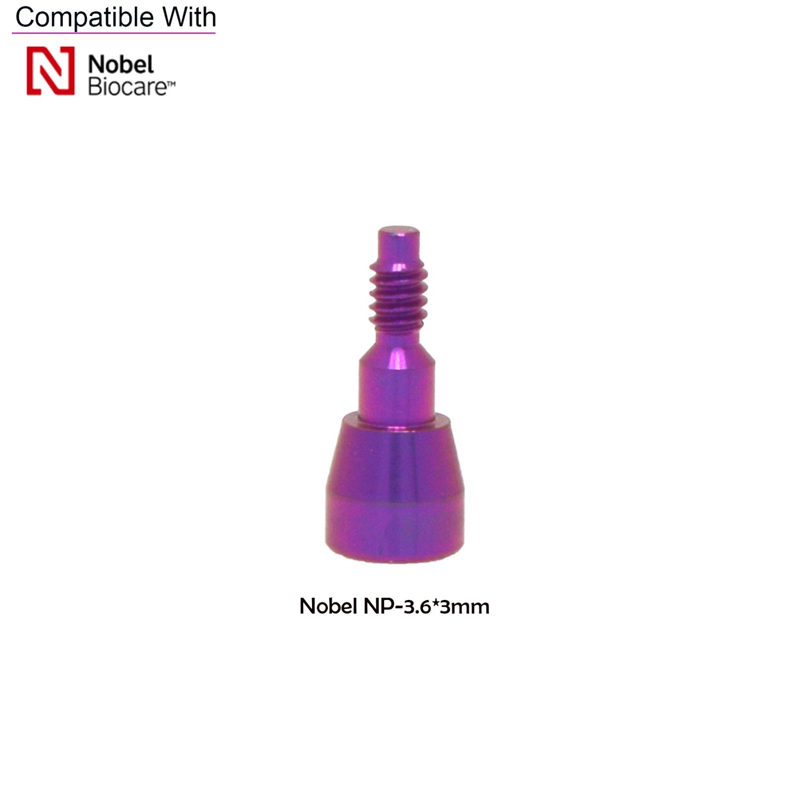 US NOB Dental Healing Cap Abutment NP ∅3.6 ∅5.0 3/5/7mm Fit Nobel Biocare Active