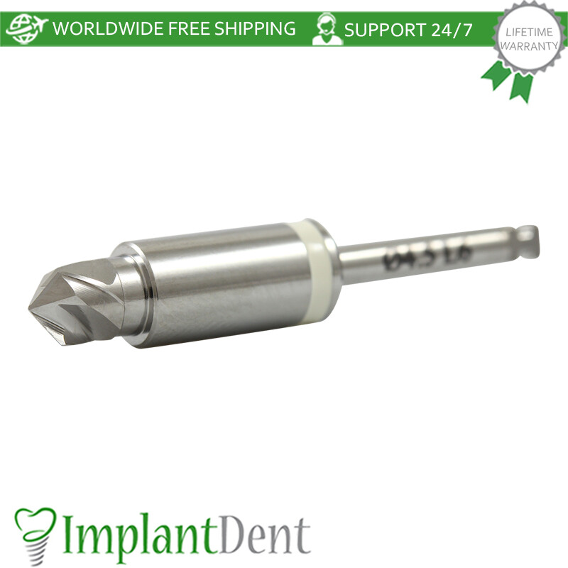 1x Dental Integral Stopper Drill 4.5mm Stainless Steel Dentistry Tool