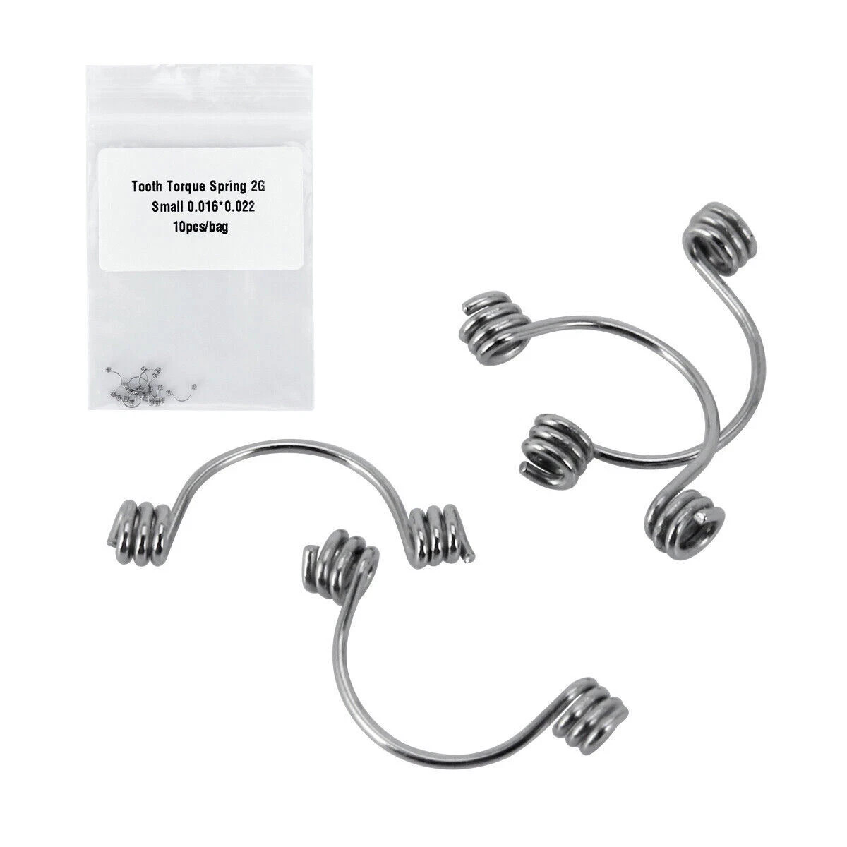 15 Sizes Ortho Dental Rectangular Anterior Teeth Torque Wire Springs 10Pcs/Pack