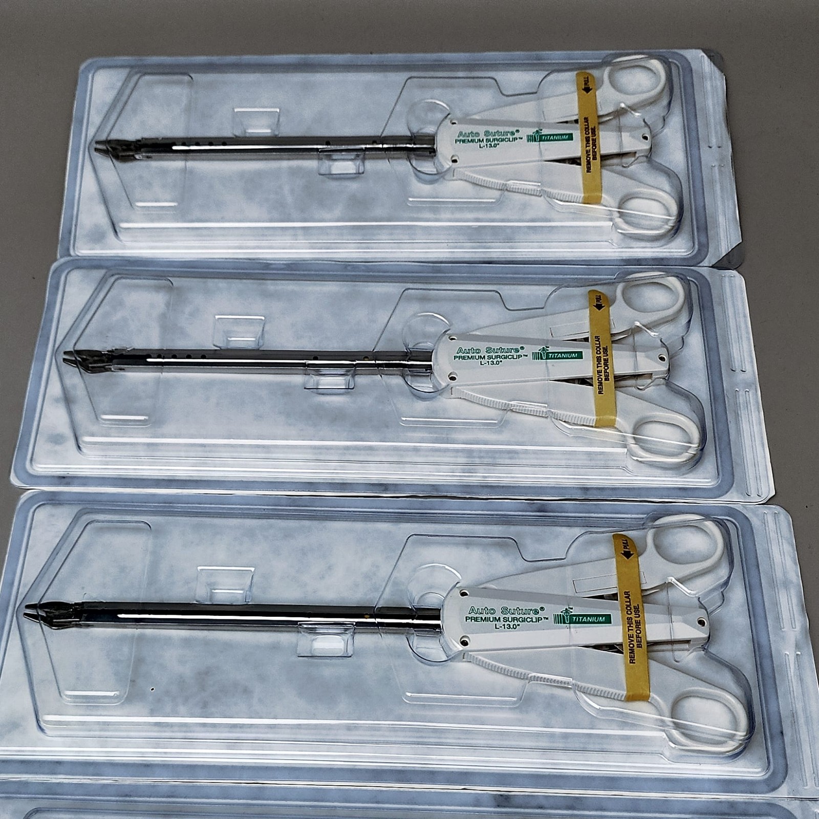 134048 Auto Suture+Premium Surgiclip Applier 13″ L 4-Pk NEW 2027